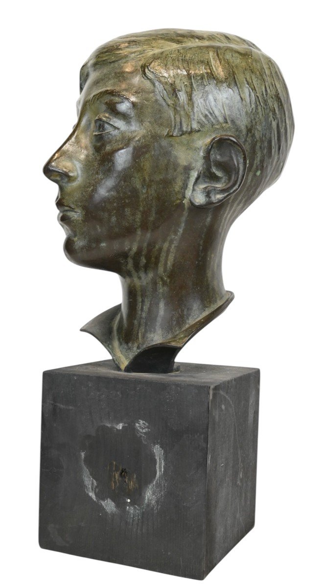 Bronze Of Young Boy - 20 Years-photo-4